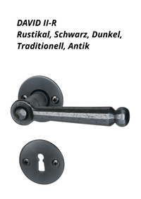 Tischlerei Construct &amp; Beschlaghandel DAVID II-R Rustikal, Schwarz, Dunkel, Traditionell, Antik-1