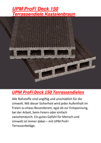 UPM ProFi Deck 150 Terrassendiele Kastaienbraun-1